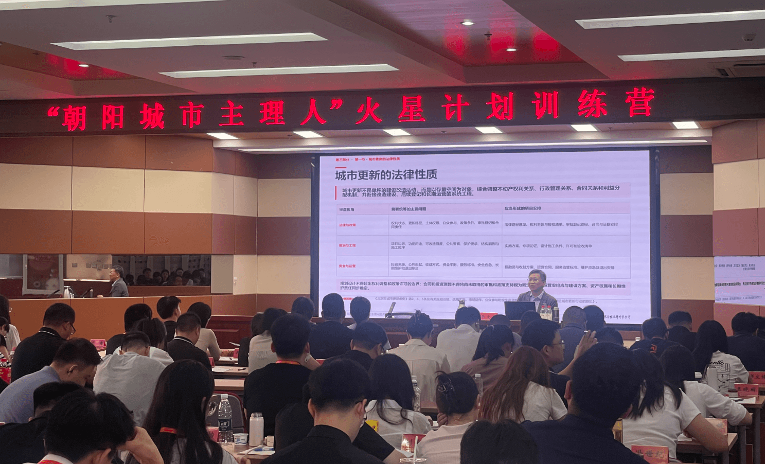 北京市盛廷律师事务所毕文强主任受邀为朝阳区委组织部“城市主理人”训练营专题授课
